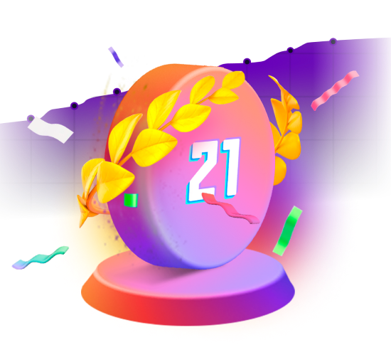 21bit Casino – Pelaa Online 💎 €750 + 250 Ilmaiskierrosta - 21Bit casino